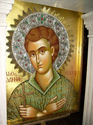 Η ιερά εικόνα του αγίου Ιωάννου Ρώσου στην Χαλκίδα