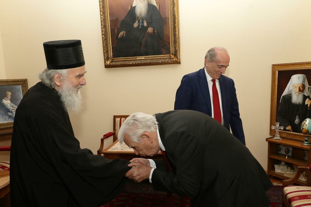 Ο Σέρβος υπουργός Περιφερειακής Ανάπτυξης στον Πατριάρχη Ειρηναίο