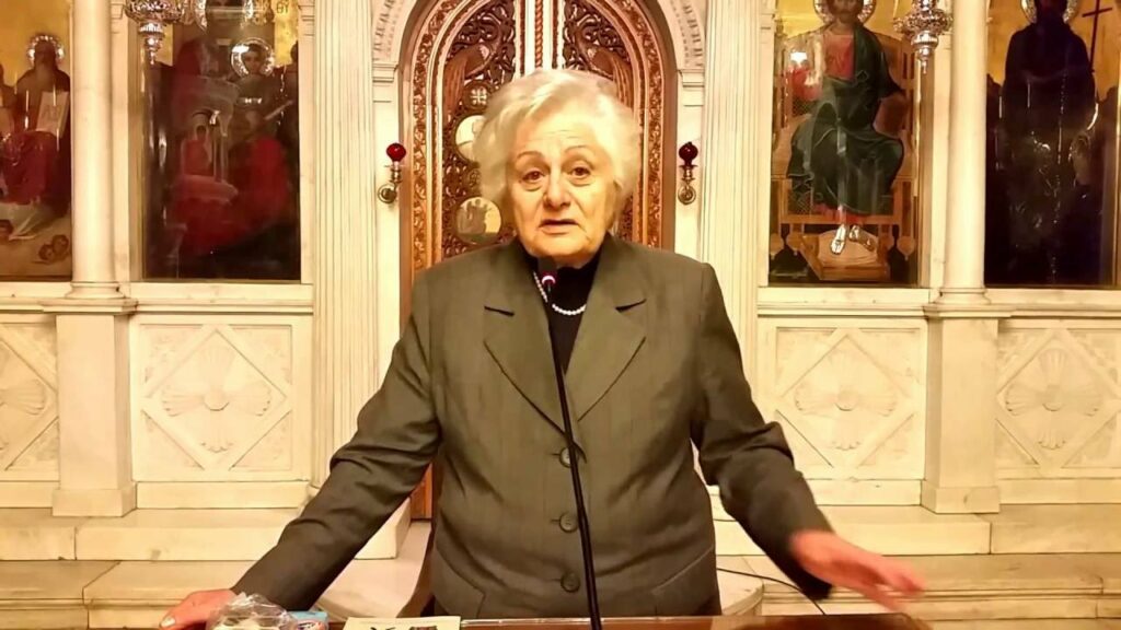 Κυριακή 17 Μαρτίου: Η κα Αθηνά Σιδέρη στην Αγία Τριάδα Χολαργού