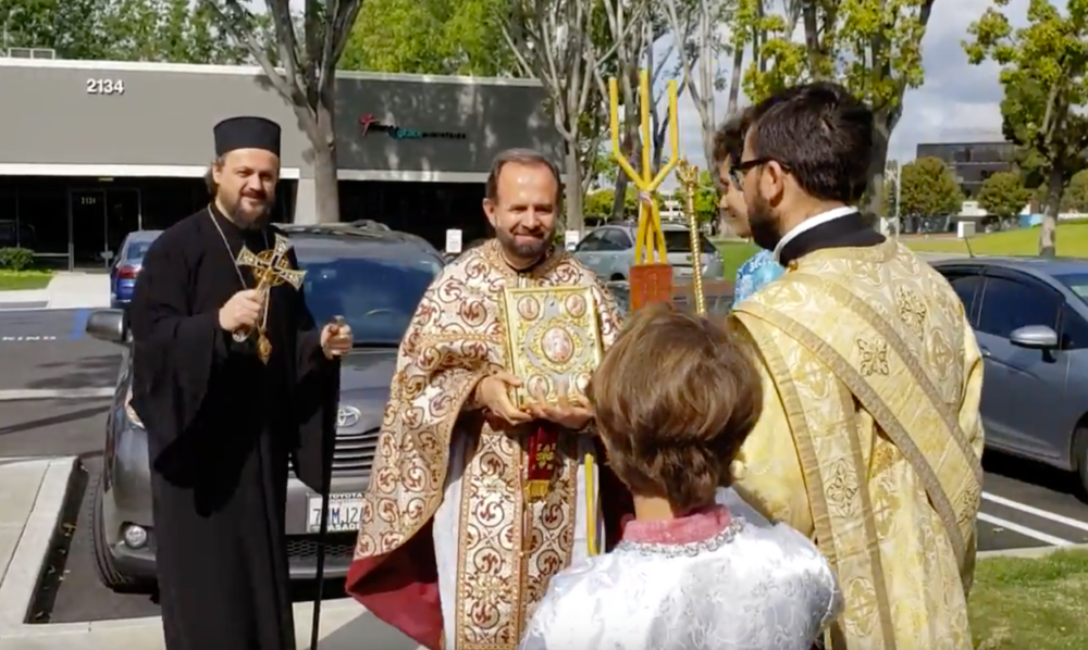 Bishop Maxim Visits Orange County Parish