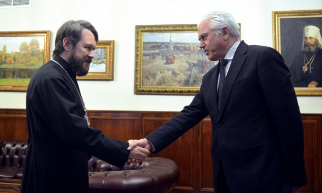 DECR chairman meets with head of Moscow Mission of the League of Arab States