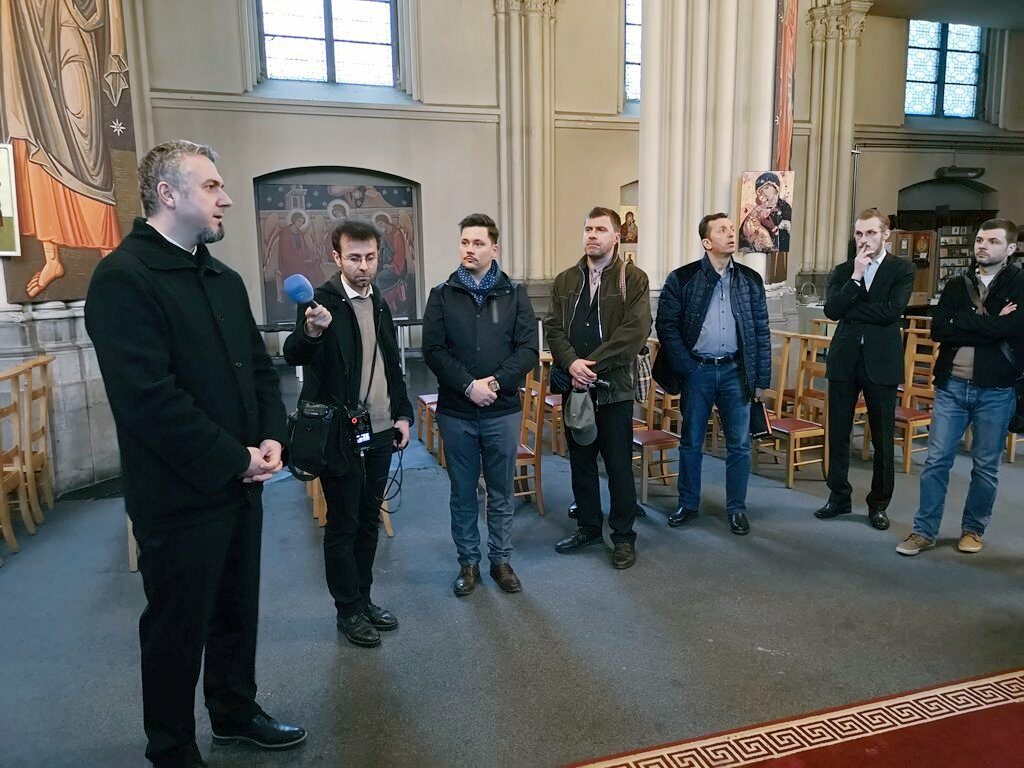 20 religion journalists from Romania visit ROC Representation to the European Institutions
