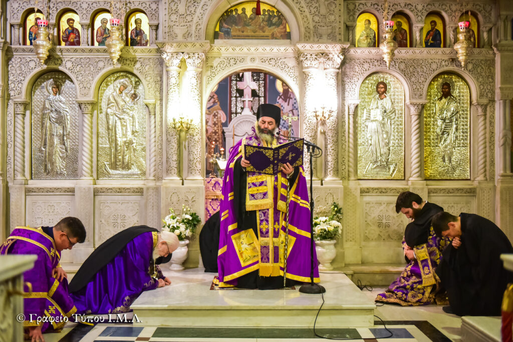 Εσπερινός της Συγχωρήσεως στη Αγία Παρασκευή Λαγκαδά (φώτο)