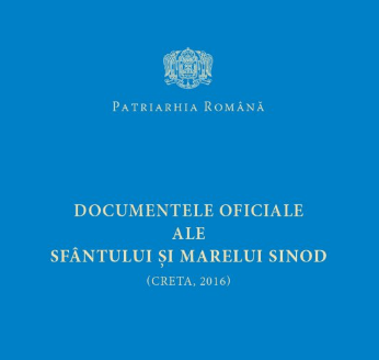 Documentele Sfântului și Marelui Sinod au fost publicate la Editura Basilica