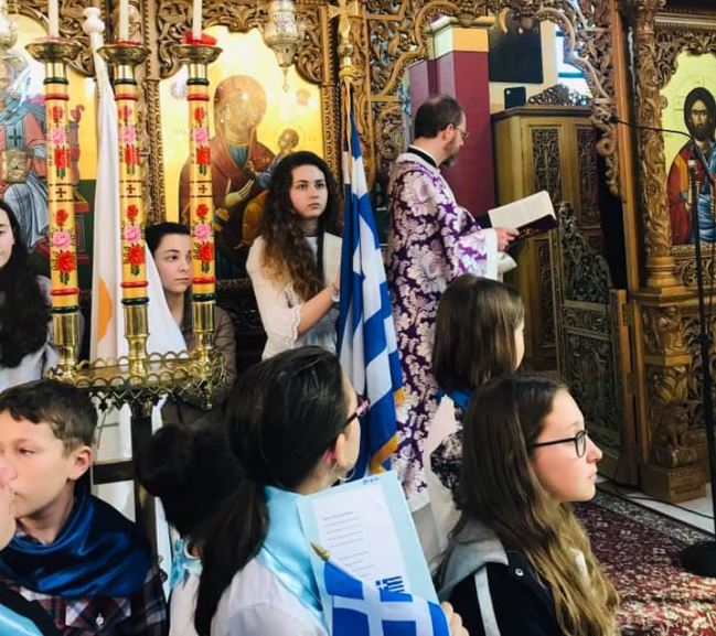 25η Μαρτίου στο Ελληνικό Σχολείο Ουαλίας