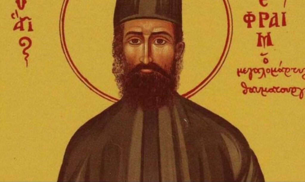 Η Αμφιλοχία υποδέχεται τον Άγιο Εφραίμ