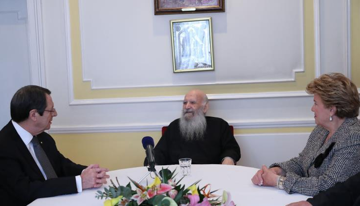 Συνάντηση Προέδρου Αναστασιάδη με τον Αρχιεπίσκοπο Θυατείρων
