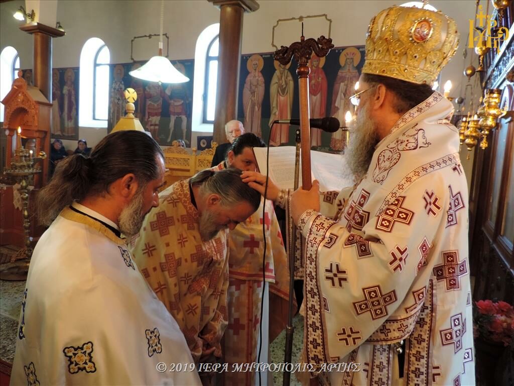 Χειροθεσία Πνευματικού – Εξομολόγου στην Ι.Μ. Άρτης