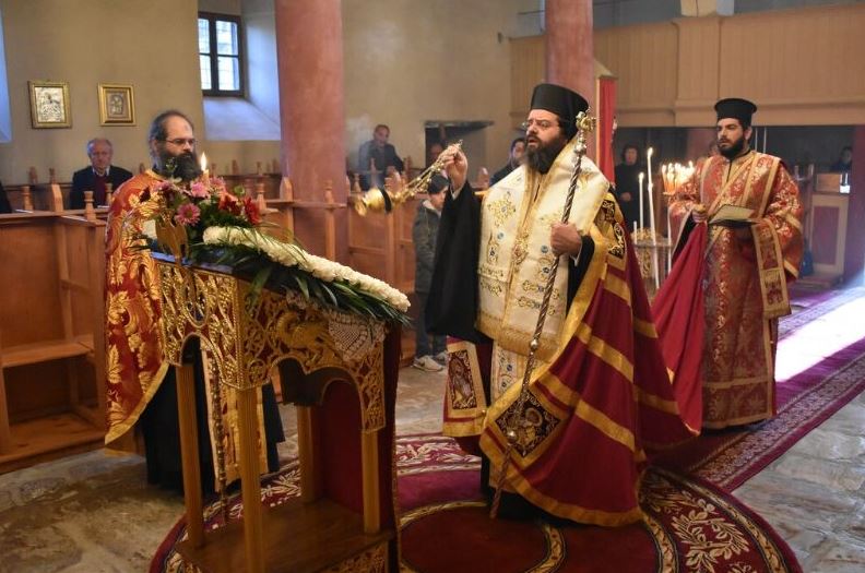 Οι Χαιρετισμοί στην Υπεραγία Θεοτόκο στην Ι.Μ. Μαρωνείας