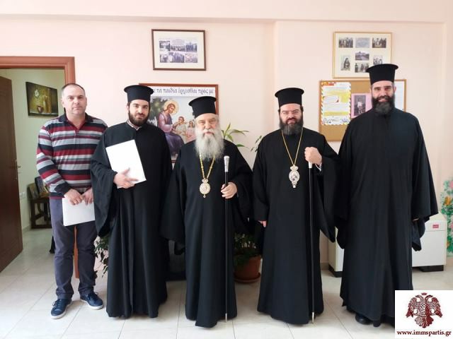 Ο Μητρ. Μαρωνείας στον Βρεφονηπιακό Σταθμό της Ι.Μ. Μονεμβασίας