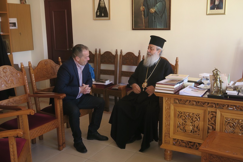 Τον Δήμαρχο Λαμιέων υποδέχτηκε ο Μητρ. Φθιώτιδος