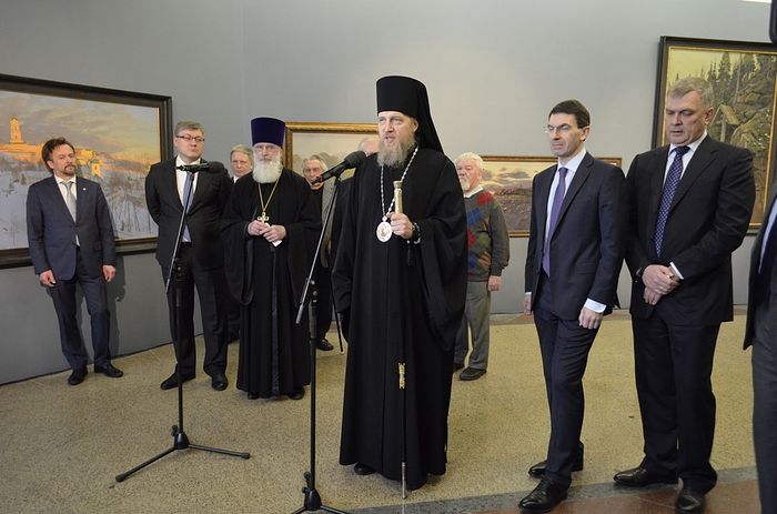 Εγκαίνια έκθεσης στο Καθεδρικό Ναό της Μόσχας