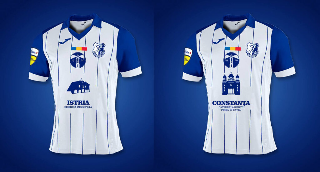 Orthodox churches on Romanian Football Team 2019/20 kit