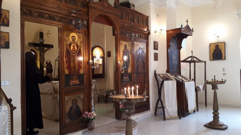 H Μεγάλη Εβδομάδα στο παρεκκλήσι του Ελληνικού Νοσ. Καΐρου