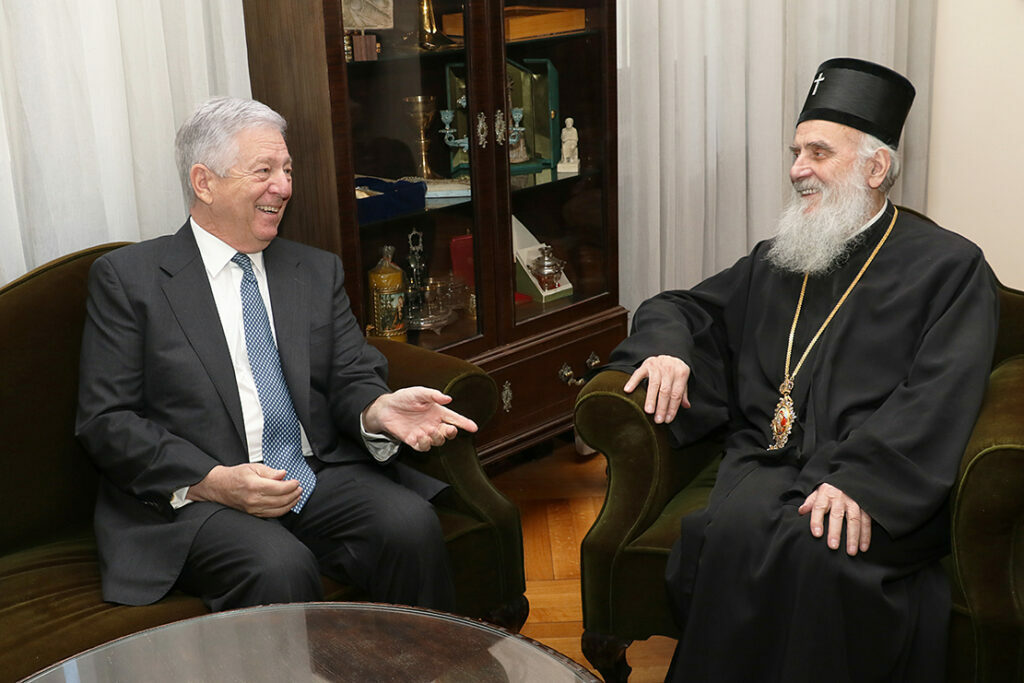 Serbian Patriarch receives crown prince Alexander II