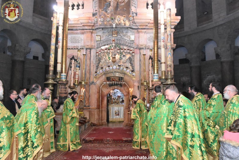 THE SUNDAY OF THE ADORATION OF THE PRECIOUS AND LIFE-GIVING CROSS AT THE PATRIARCHATE