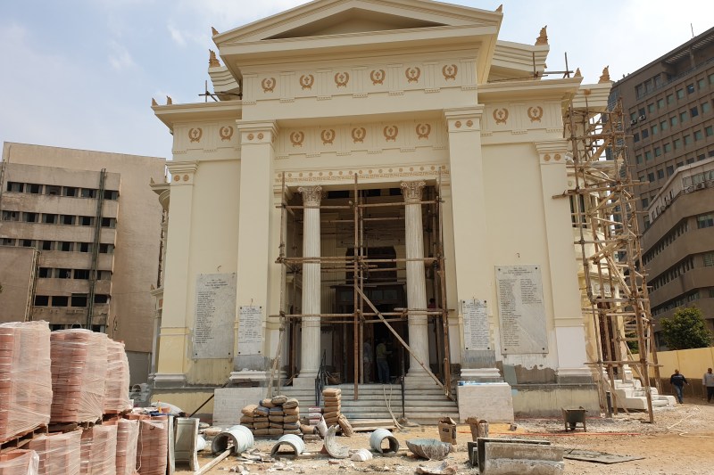 Δείτε πως μεταμορφώνεται ο ναός των Αγ. Κωνσταντίνου και Ελένης στο Κάιρο (Video)