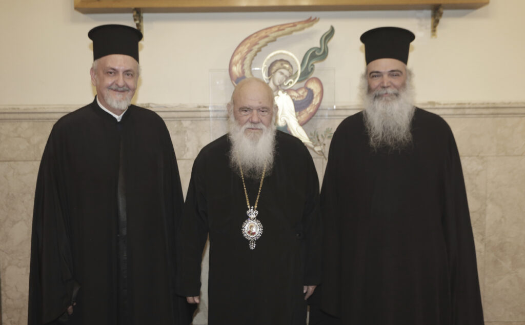 Συνάντηση Αρχιεπ. με Μητρ. Ανδριανουπόλεως και Γαλλίας