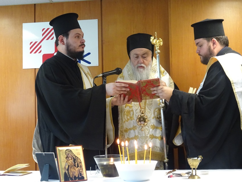 Το Ιερό Ευχέλαιο στο νοσοκομείο Κορίνθου