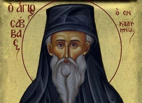 Φιλόστοργος πατέρας o όσιος Σάββας ο εν Καλύμνω