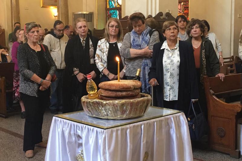 Αρτοκλασία της «Μαρίας Αιγυπτίας» στην Παναγίτσα Ηλιουπόλεως (Κάϊρο)