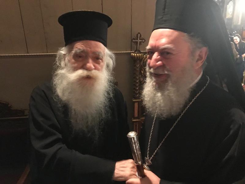 O π. Ανανίας Κουστένης στη Μητρ.Χαλκίδος