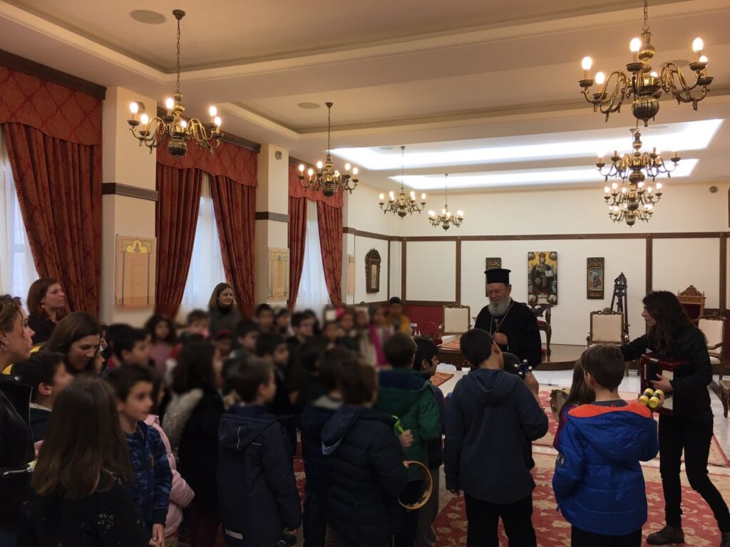 Επίσκεψη μαθητών στην Ι.Μ. Χαλκίδος