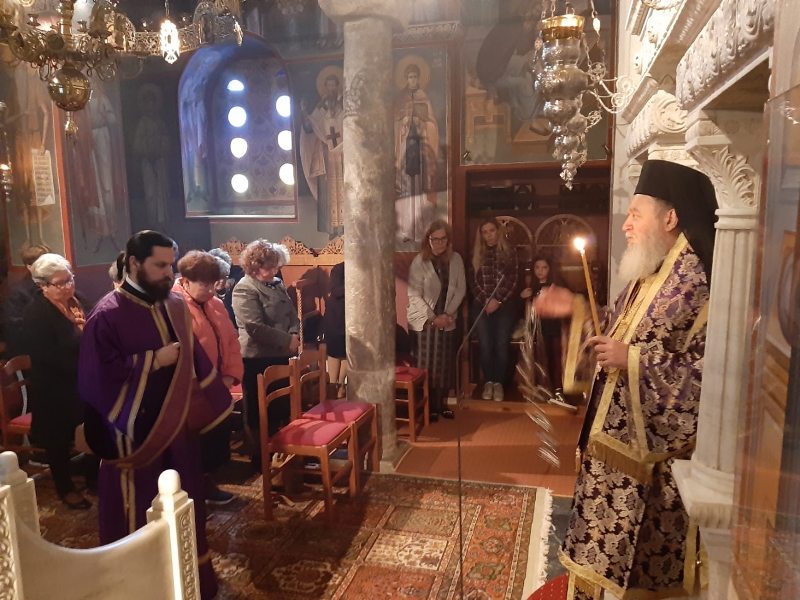 Προηγιασμένη Θ. Λειτουργία στην Ι.Μ. Αγ. Ιωάννου Καλυβίτου Ψαχνών