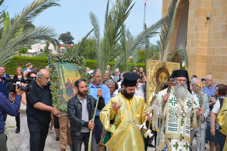 Η Κυριακή των Βαΐων στην κατεχόμενη Μόρφου