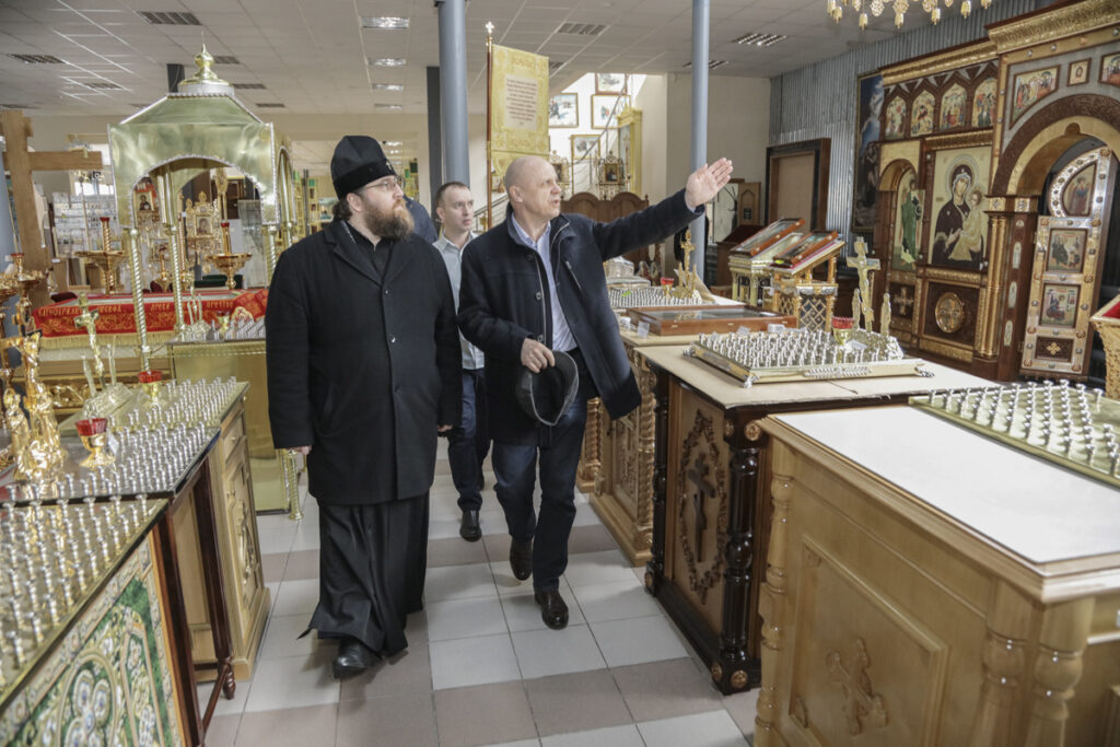 Председатель Финансово-хозяйственного управления посетил предприятие «Софрино»