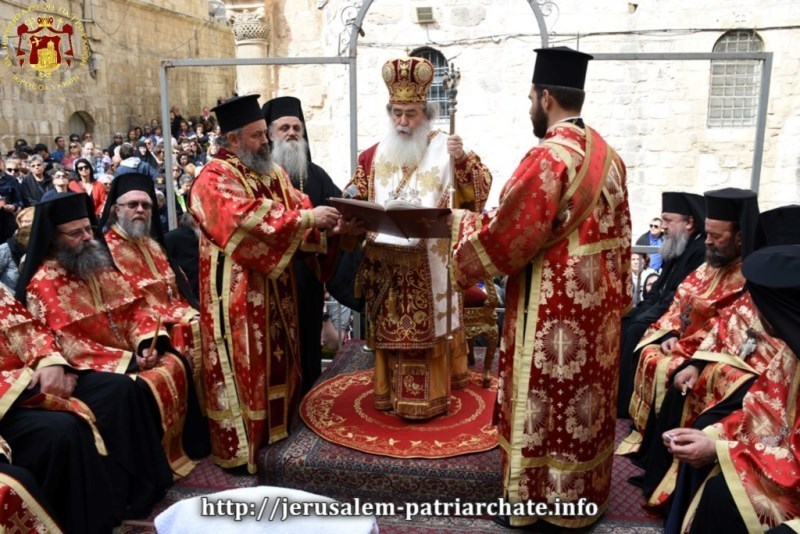 The Service of the Sacred Washing of the Feet at the Jerusalem Patriarchate