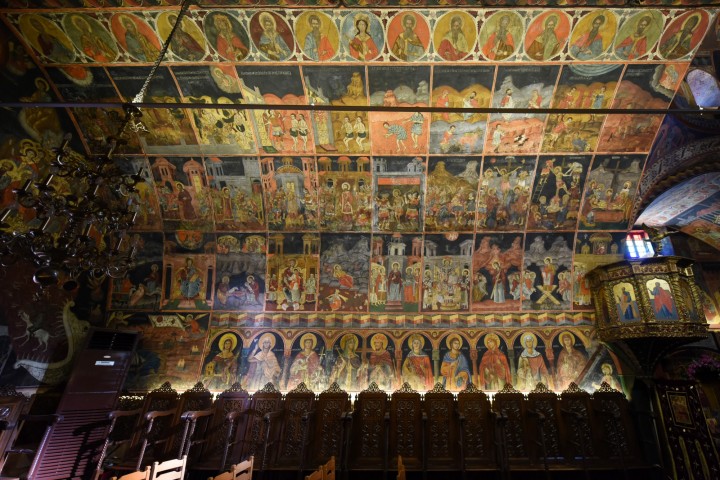 Εσωτερικό και Κειμήλια Ι.Ν. Κοιμήσεως Θεοτόκου Λίνδου