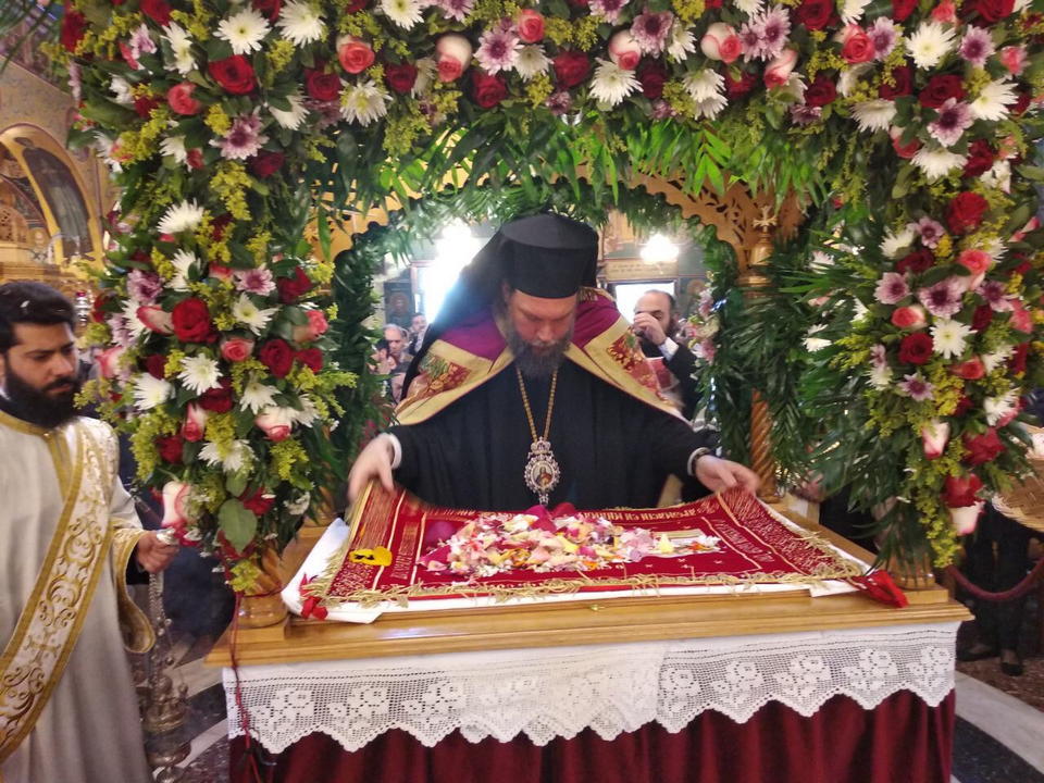 Εσπερινός της Αποκαθηλώσεως στην Αγία Αναστασία Περισσού (φώτο)