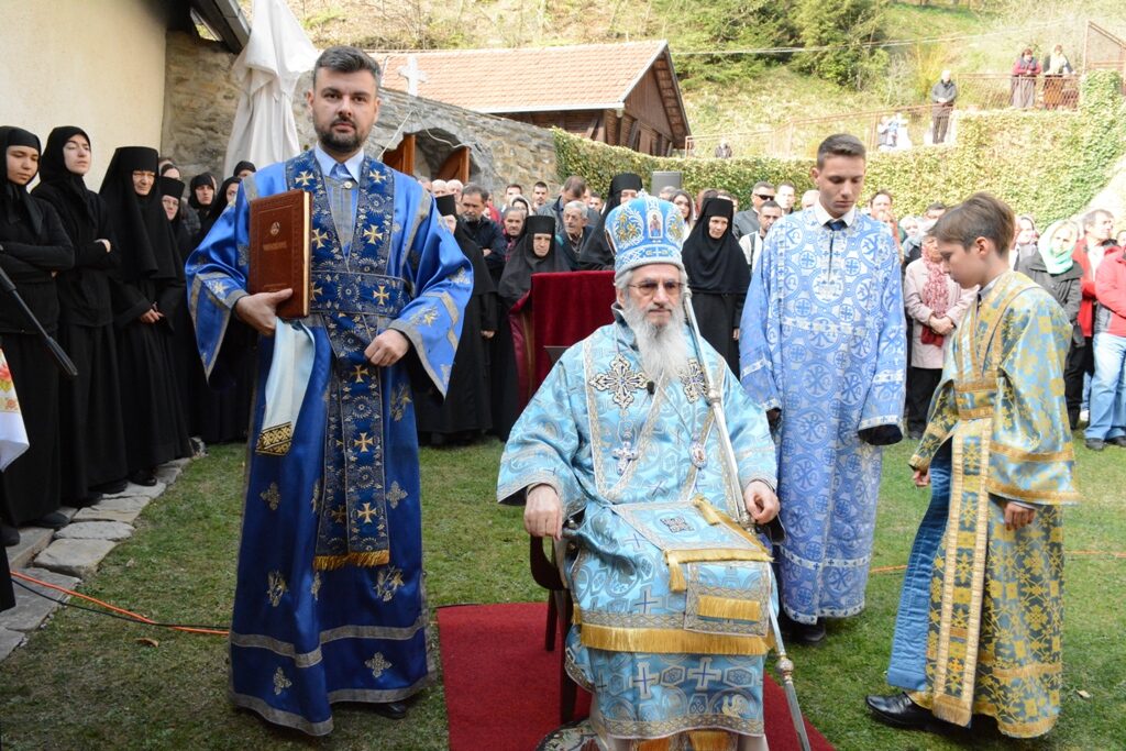 Епархија шумадијска: Благовести у Благовештењу