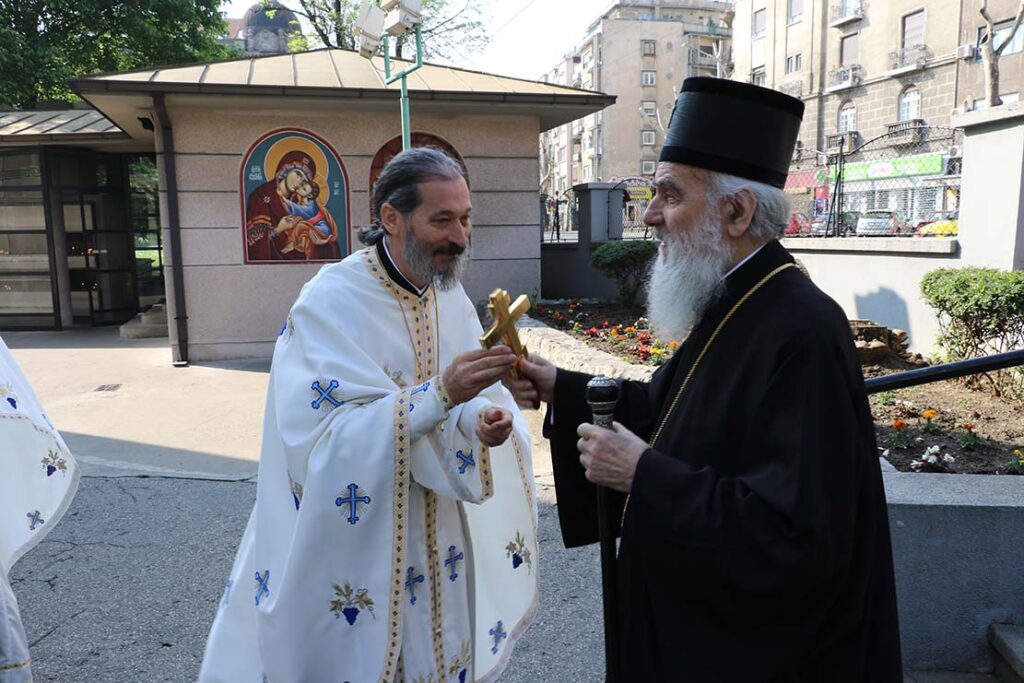 Васкрсни понедељак у цркви Светог Александра Невског