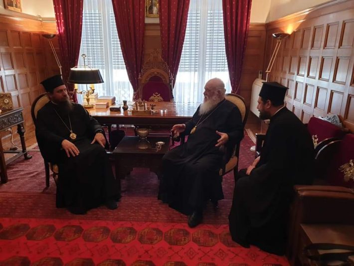 Епископ Сергије посетио архиепископа Јеронима