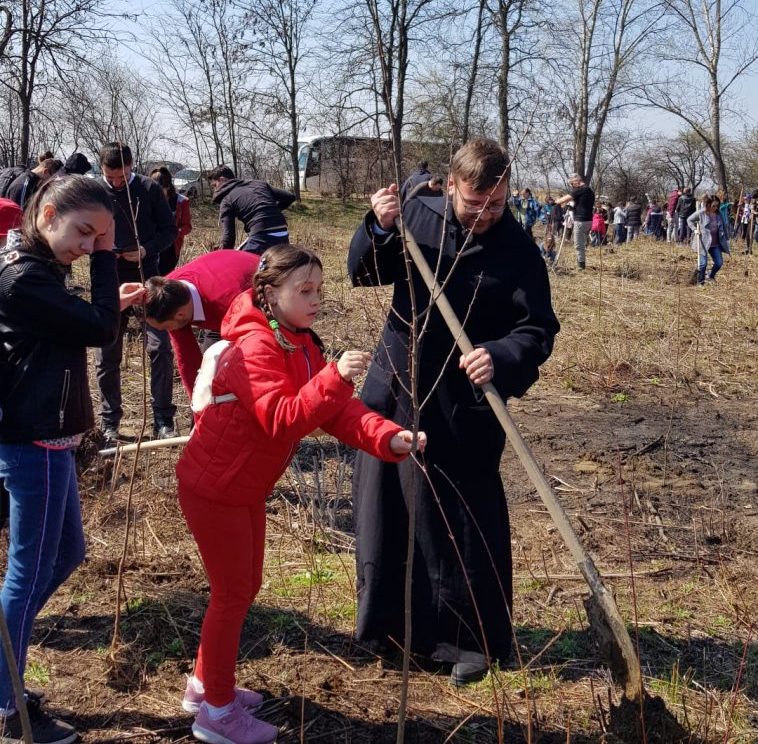 Împădurirea înseamnă viață | Sute de voluntari au plantat 1500 de puieţi în satul argeşean Pătuleni
