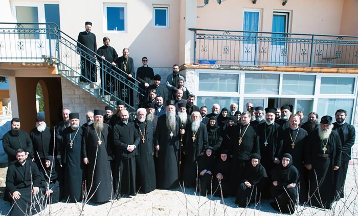 Сабрање свештенства и монаштва на Жабљаку