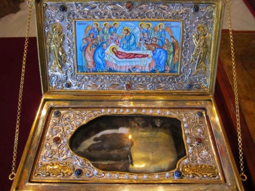 Η άφθαρτη χείρα Αγίας Μαρίνης στο Μαρούσι