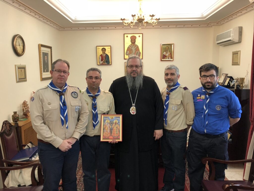 Στον Μητρ. Λαρίσης οι Πρόσκοποι Θεσσαλίας