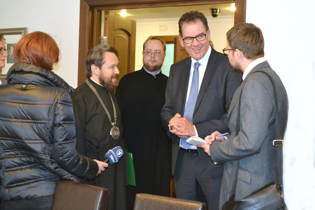 Metropolitan Hilarion of Volokolamsk meets with German Minister for Economic Cooperation and Development