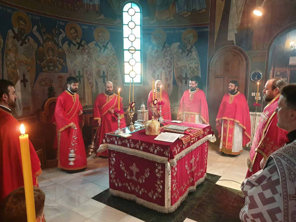 Велики четвртак у храму Светог Саве