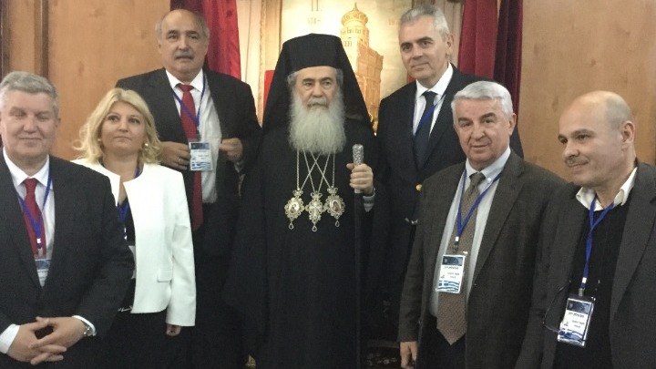Η ελληνική αντιπροσωπεία στα Ιεροσόλυμα