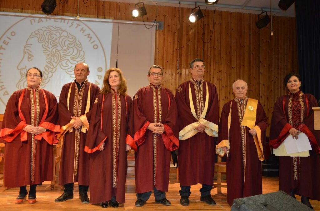 Επίτιμος διδάκτορας του ΔΠΘ ο Ομ. Καθηγητής Μιχάλης Μερακλής
