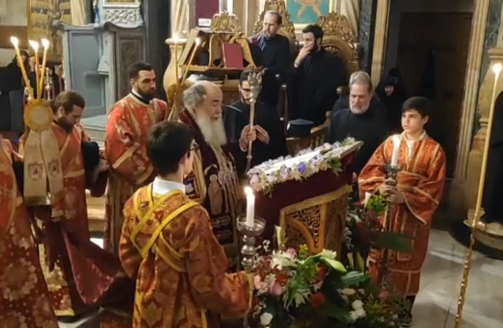 Η Ακολουθία του Ακαθίστου Ύμνου στα Ιεροσόλυμα