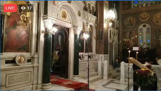 Δείτε ζωντανά την ακολουθία του Νυμφίου από τον Ιερό Ναό της Αγίας Ζώνης