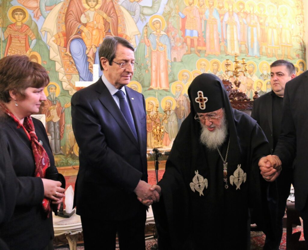 Ευχαριστίες Πατριάρχη Γεωργίας στον Πρόεδρο Αναστασιάδη