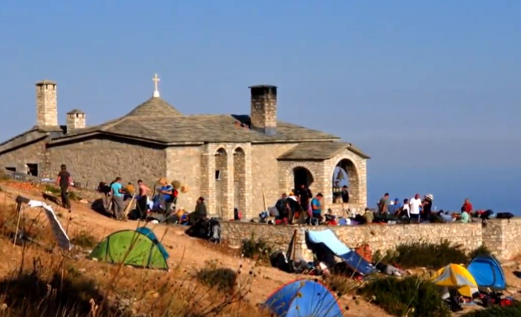 Aπό την Παναγία έως την κορυφή του Άθω – 1500μ. – 2033μ.