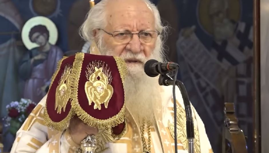 Ο Σεβασμιώτατος Μητροπολίτης Βελεστίνου στον Ι. Ν. Αγ. Αντωνίου Άνω Πατησίων