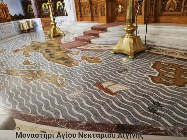 ΑΙΓΙΝΑ – Στον μεγάλο ναό του Αγίου: Το ψηφιδωτό, το τέμπλο, η εικόνα